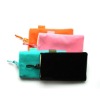 Cotton fabric cell phone pouch for iPhone