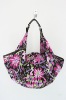 Cotton fabric flower handbag