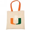 Cotton folding tote shopping bag