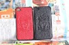 Cow Leather cover case for iphone4 4s