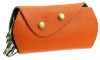 Cow leather Orange key case