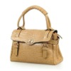 Cowhide Croco Genuine Leather Handbag&Shoulder Bag