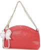 Cowhide Crocodile Leather Red fashion handbags 2011 Cheap