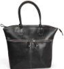 Cowhide Leather Black Purses Handbags Female