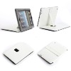 Crazy horse leather case for ipad 2 multi stand