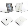 Crazy horse leather for ipad 2 multi stand skin