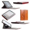 Crazy hourse leather 360 Degree Rotating stand housing for ipad 2