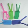 Creative small size soft rubber bag tag for promotion