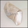 Crescent-shape drill beautiful lady evening party bag