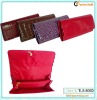 Croco pvc leather wallet