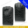 Crocodile Leather Case Cover for HTC Explorer