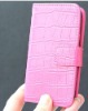 Crocodile Leather Wallet Flip Pouch Case Cover for iphone 4S