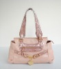 Crocodile Pink PU Handbag