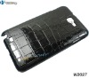 Crocodile Skin Case for Galaxy Note, For Samsung i9220 Leather Case Back Cover