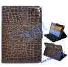 Crocodile Stand Leather Case for Samsung Galaxy Tab 8.9 P7300/P7310(Brown)
