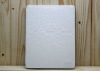 Crocodile grainly flip leather cover for ipad 2