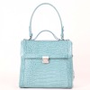 Crocodile leather lady handbags