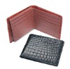 Crocodile leather men's wallet