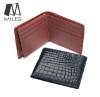 Crocodile leather men wallet