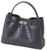 Crocodile leather tote bag LJ brand for women