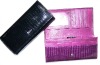 Crocodile leather wallets ladies