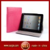 Crocodile pattern Leather Cover case for iPad2 By Good Quality