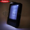 Crocodile pattern PU leather case with LED lamp for Amazon Kindle 3