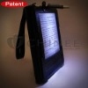 Crocodile pattern PU leather case with LED lamp for Amazon Kindle 3 case