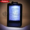 Crocodile pattern PU leather case with LED lamp for Amazon Kindle 3 case