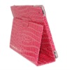 Crocodile skin leather case for ipad 2 with high quality