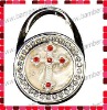 Cross Designed Rhinestones Bag Hanger/Purse Holder