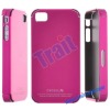 CrossLine MC-1 Aluminum Metal Case Cover for iPhone 4-Hot Pink