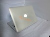 Crystal Case Cover Shell Rubberized Case Cover Shell for Macbook Unibody/white/mc516,factory price,1 year warranty