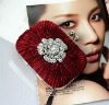 Crystal Flower Clutch Bag