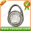 Crystal Flower Pattern Purse Hook Bag Handbag Hanger