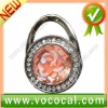 Crystal Flower Pattern Purse Hook Bag Handbag Hanger