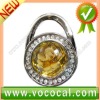 Crystal Flower Pattern Purse Hook Bag Handbag Hanger