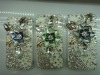 Crystal Stone hard case for iPhone 4; for iPhone 4s case,Plastic case for iphone 4/4S