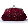 Crystal beaded fancy evening bags/evening clutch for women