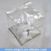 Cube Clear PVC Cosmetic Bag with Zip-fastener