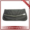 Curved frame Satin Clutch Bag