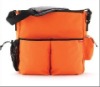 Custom Orange Diaper bags