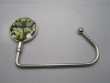 Customised Sego Epoxy Purse Hanger Flower Epoxy Resin Logo Bag Hook