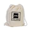 Customizd Cotton Backpack With Drawstring Laundry Orangic cotton bag