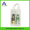 Customized 2 bottle pp fabric wine bag