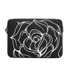 Customized Fashionable flower print Neoprene soft laptop sleeve with zipper