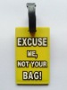 Customized PVC luggage tag