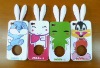 Cute 3D Rabbit TPU Case Cover Iphone 4(IMD ART)
