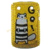 Cute Animal Design Bling Crystal Two Parts Case Shell For Blackberry Bold 9900
