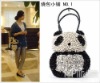 Cute Bling Panda shape handbag/purse,Panda001